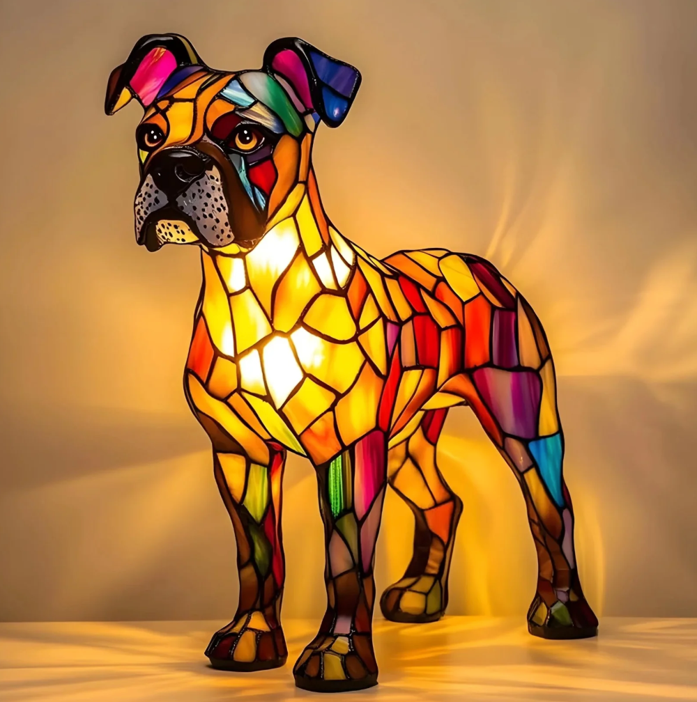 Mennee Handmade Dog Lamps