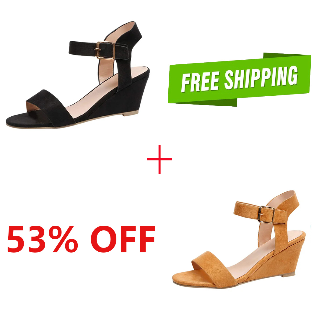 (👍Last Day Promotion 75% OFF) Women's Comfortable Orthopedic Wedge Open Toe Sandals