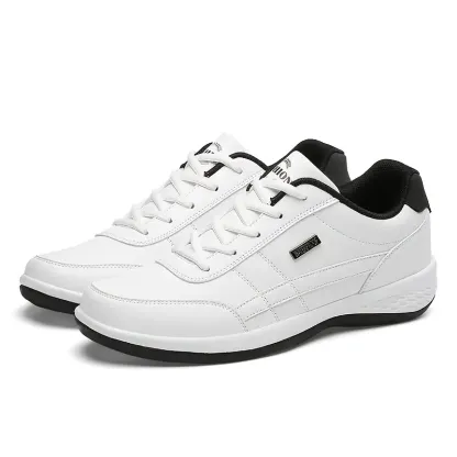MEN'S EXTENDED WIDTH FOOT AND HEEL COMFORTABLE BREATHABLE SNEAKERS