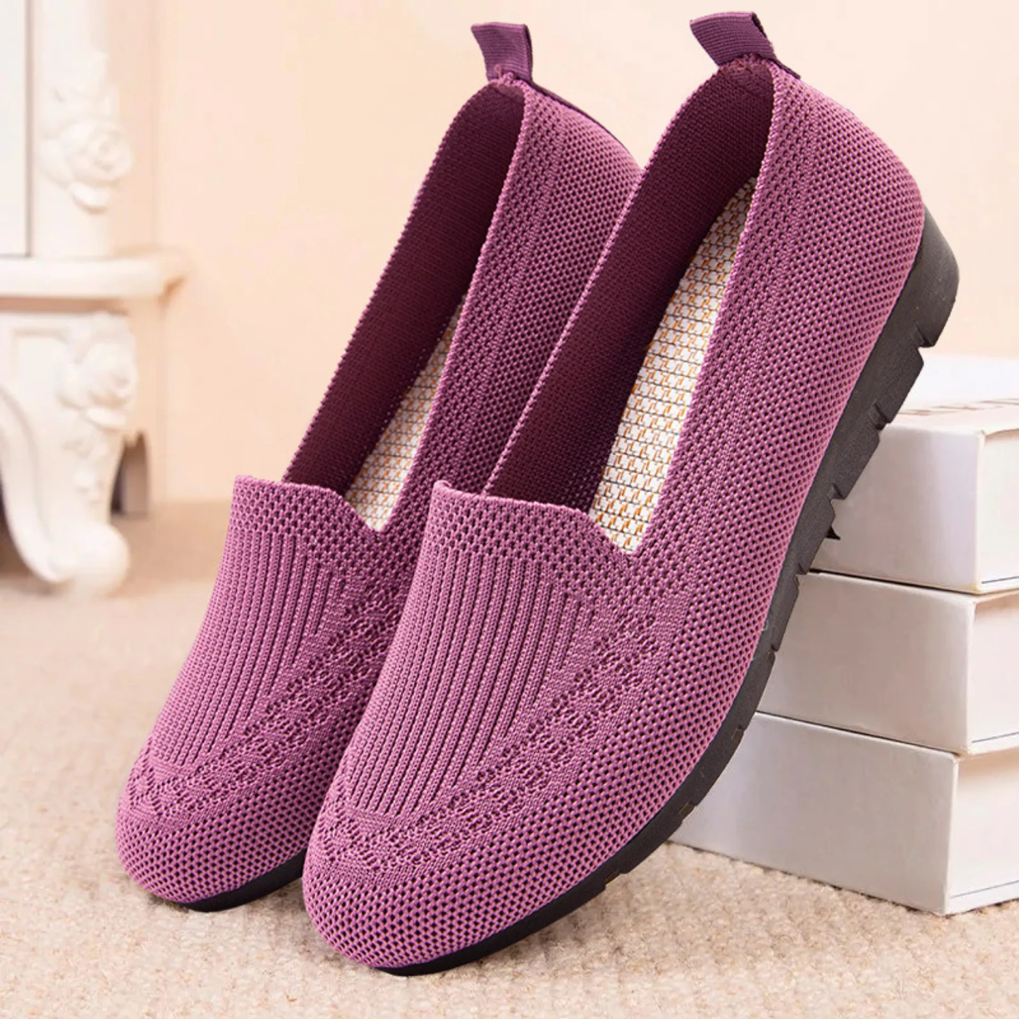 🔥Last Day Promotion 50% OFF - Women's Flowers Decor Arch Support Sand