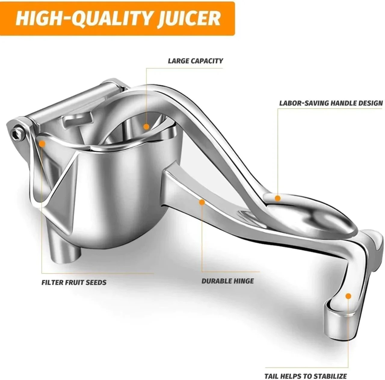  Stainless Steel Fresh Fruit Juice Extractor