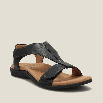 🔥Last Day Promotion 50% OFF - Comfortable Women's Velcro Wedge Orthopedic Sandals