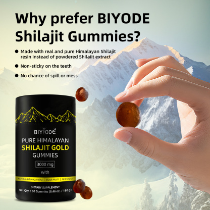 (🔥Last day for Free Shipping) Pure Himalayan Shilajit Gummies | With Ashwagandha,Gokshura | Doctor Recommended
