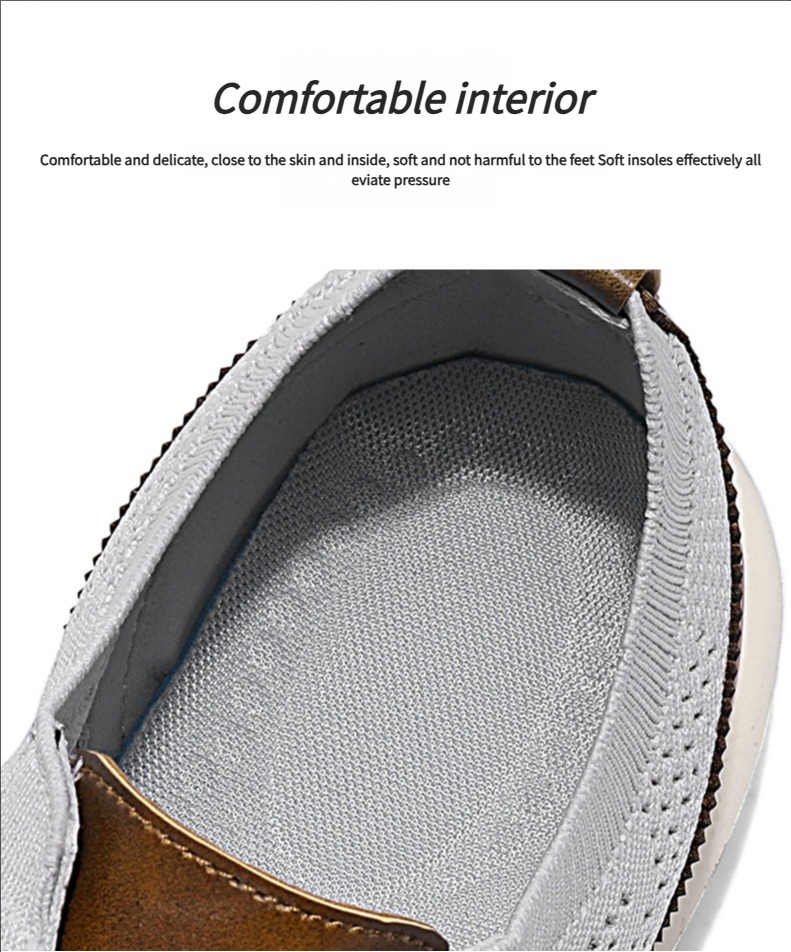 🔥Last Sale🔥 Men's Hands Free Slip On Oxford Shoes