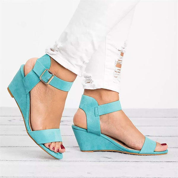 (👍Last Day Promotion 75% OFF) Women's Comfortable Orthopedic Wedge Open Toe Sandals