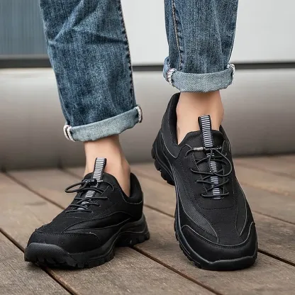 (👨‍⚕️Medical Certified Seal®️) Men's Hiking Sneakers: Waterproof Orthopedic Shoes (Eases Foot Pain)