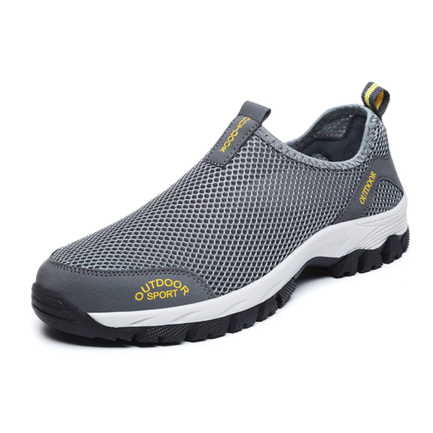 Men's Comfy Summer Hollow Out Breathable Mesh Casual Walking Shoes