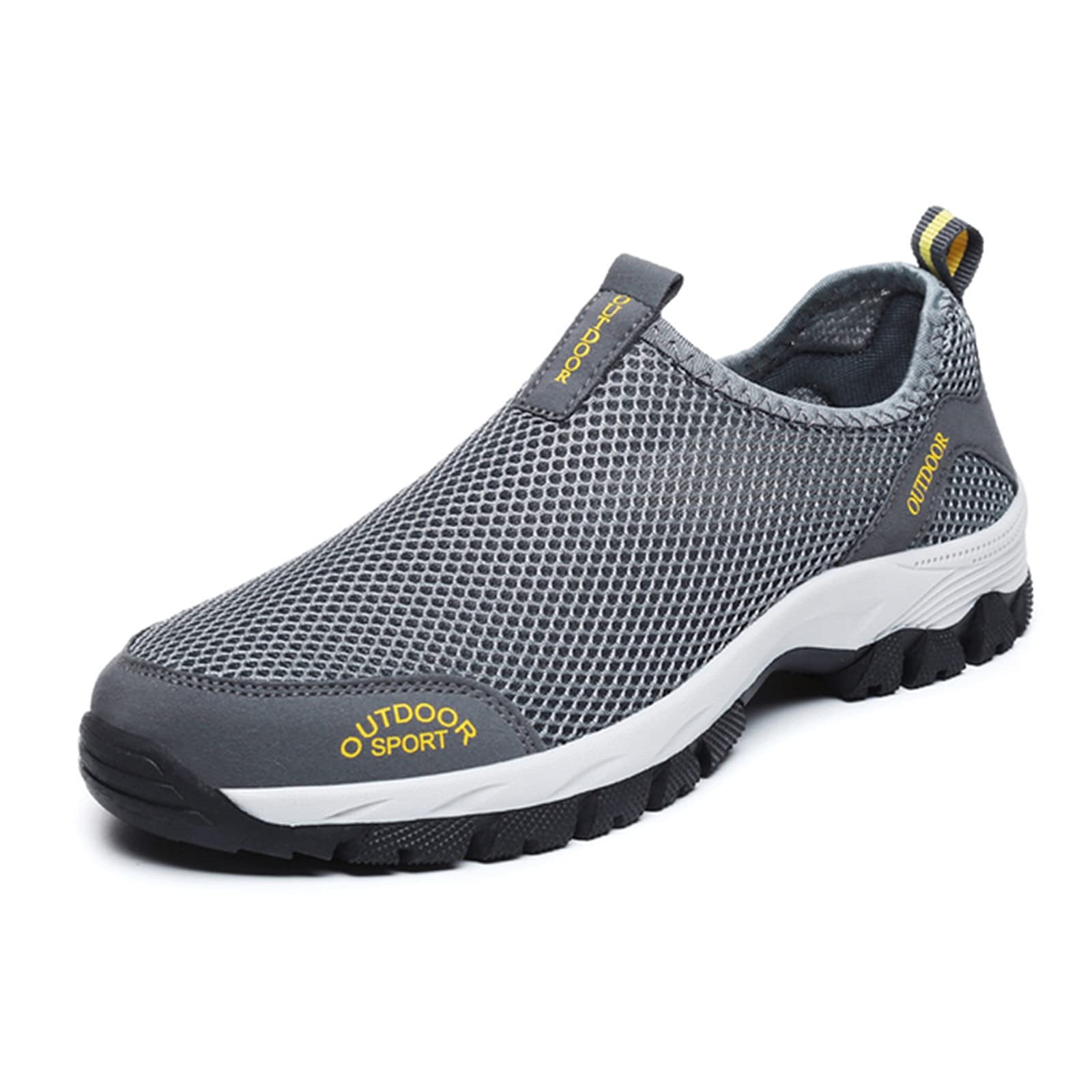 Men's Comfy Summer Hollow Out Breathable Mesh Casual Walking Shoes