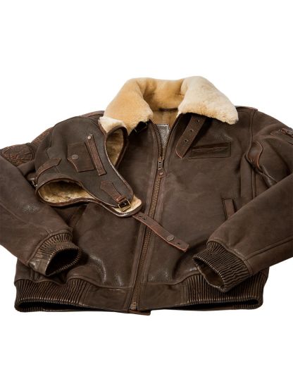 B-15 FAST EAGLE SHEEPSKIN FLIGHT JACKET[FREE SHIPPING TODAY]