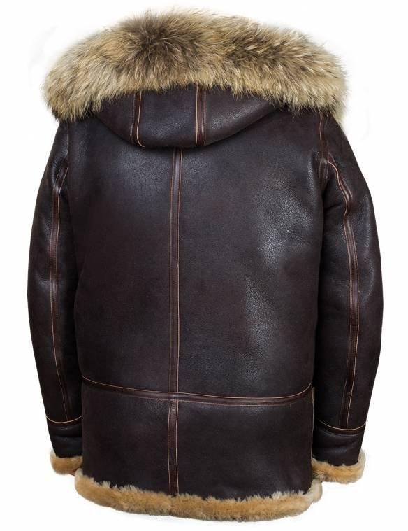JACKET PILOT FROM SHEEPSKIN B-7 ARCTIC PARKA ART.208[FREE SHIPPING TODAY]