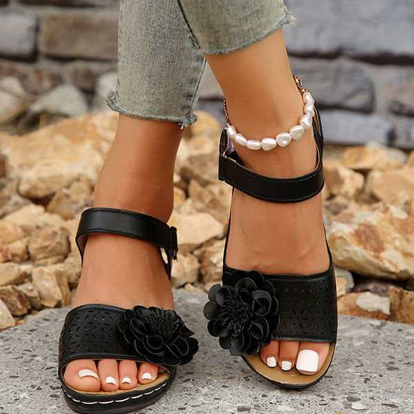 😍Last Day 50% OFF😍-Women's Ankle Buckle Cross Band Straps Orthopedic Sandals