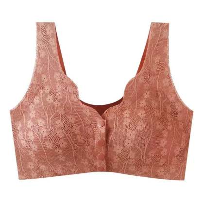 Front-Open Wire-Free Bra for Middle-Aged and Elderly