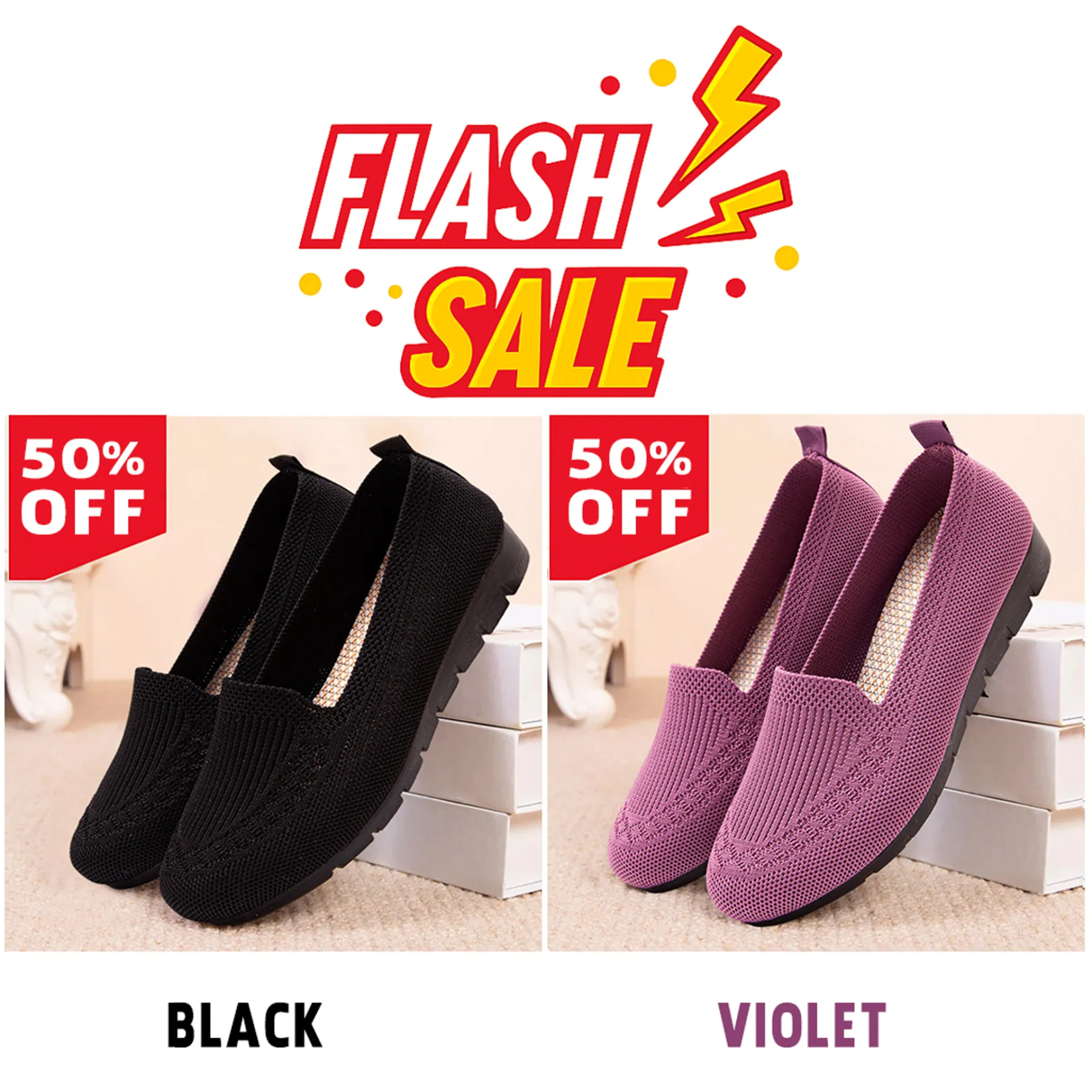 🔥Last Day Promotion 50% OFF - omfortLoafers™ Orthopedic Women’s Support Shoes