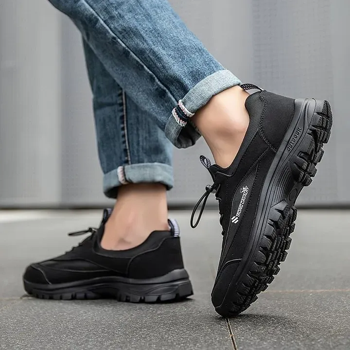 (👨‍⚕️Medical Certified Seal®️) Men's Hiking Sneakers: Waterproof Orthopedic Shoes (Eases Foot Pain)