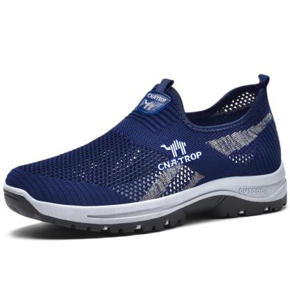 New Men's Orthopedic breathable elderly walking shoes