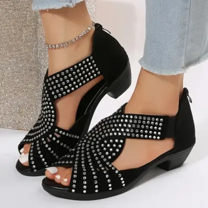 🔥Last Day Promotion 70% OFF🔥GlowStep™ Orthopedic Low Heel Cut-Out Sandals