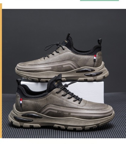 🔥Last Day Promotion 70% OFF 🎁 Men's Casual Leather Good Arch Support & Non-slip Outdoor Breathable Walking Shoes - 6803