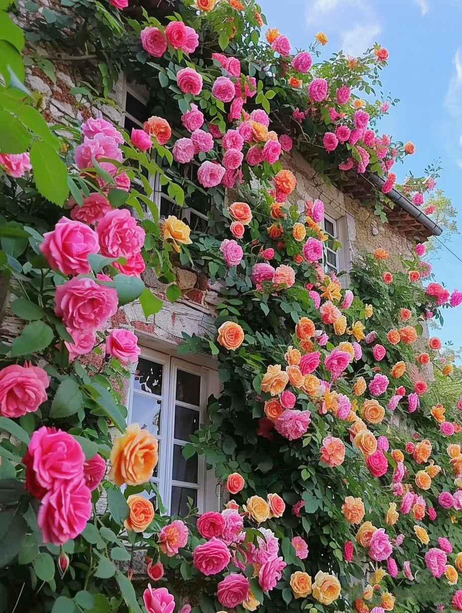 🌹49% OFF🌹Unique Garden Climbing Rose Flower Seeds- Lucky Rising-Plantjoyfarm-