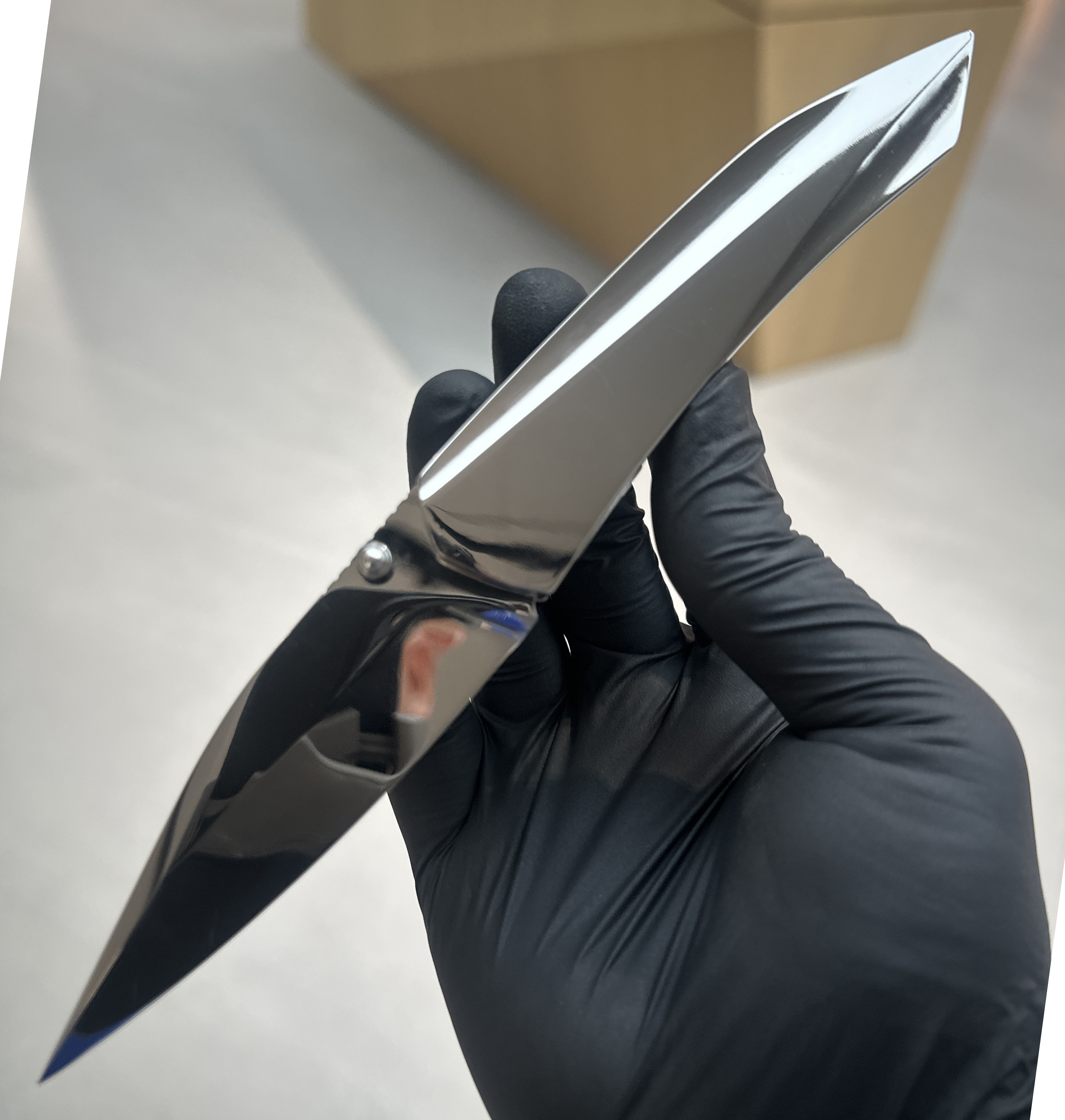 VELOX – The Mirror-Polished Folding Knife Inspired by Supercars-MIRRORNEX
