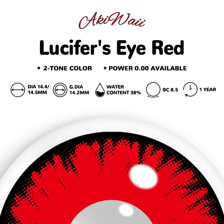 Akiwaii Cosplay Lucifer's Eye Red [Yearly]
