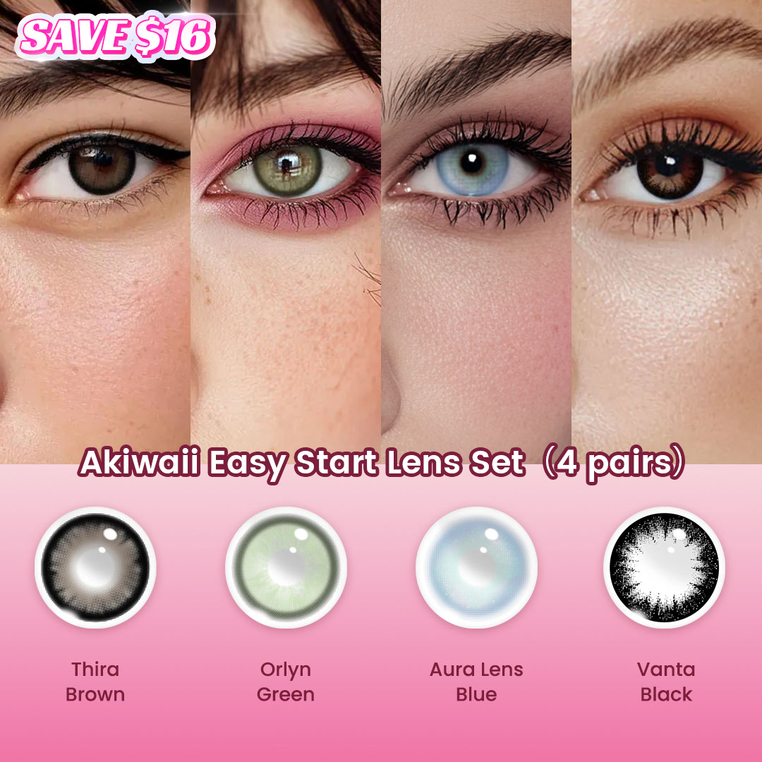 Akiwaii Easy Start Lens Set（4 pairs）