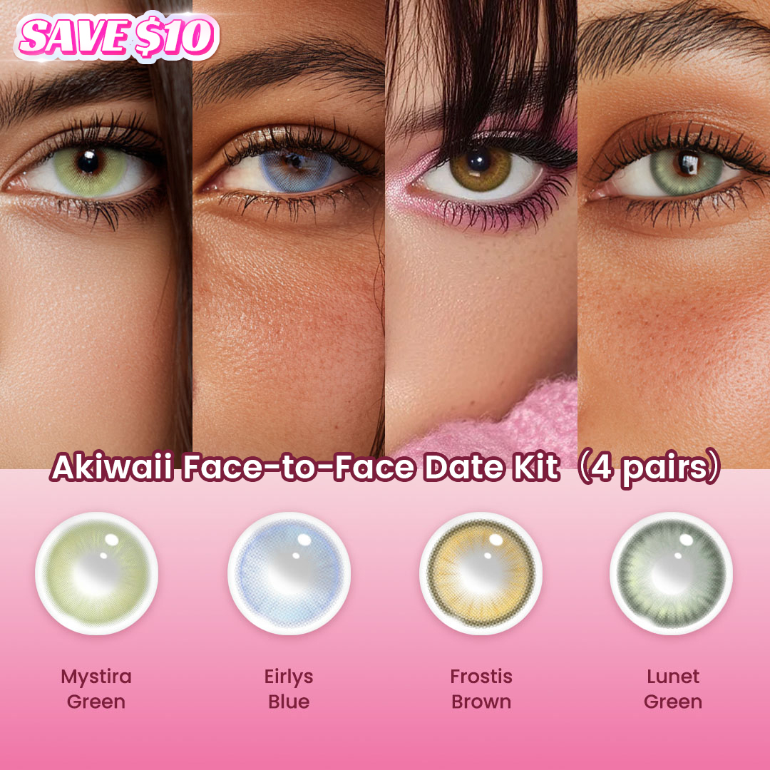 Akiwaii Face-to-Face Date Kit（4 pairs）