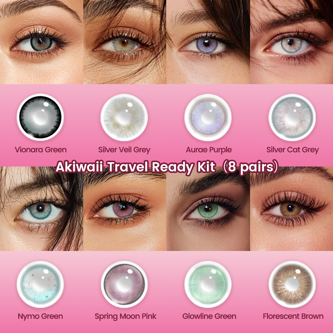 Akiwaii Travel Ready Kit（8 pairs）