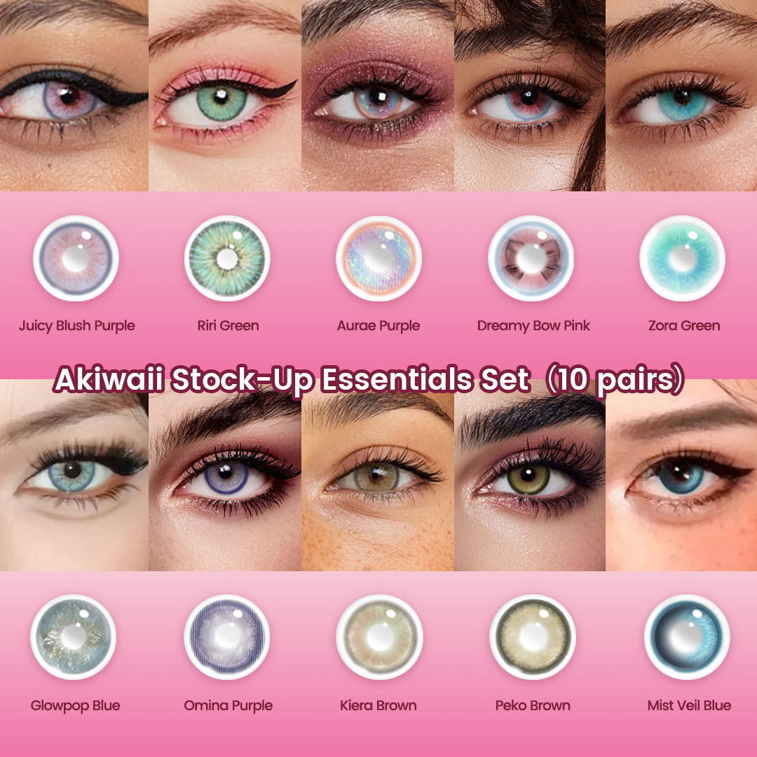 Akiwaii Stock-Up Essentials Set（10 pairs）