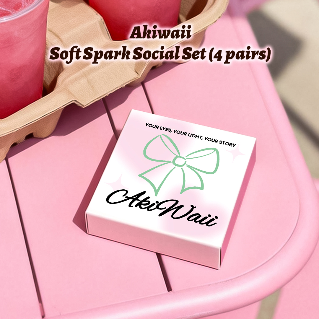Akiwaii Soft Spark Social Set（4 pairs）