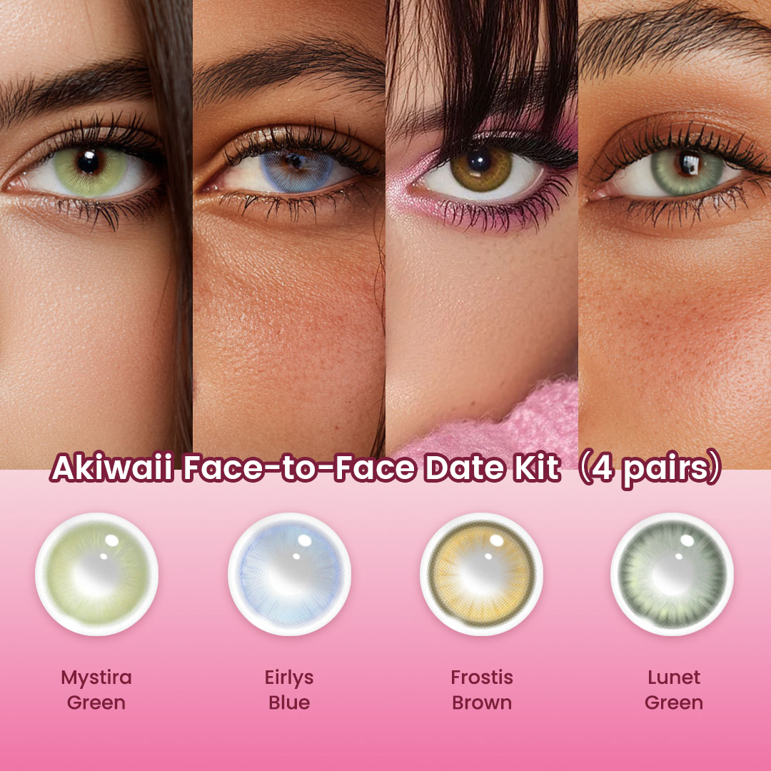 Akiwaii Face-to-Face Date Kit（4 pairs）