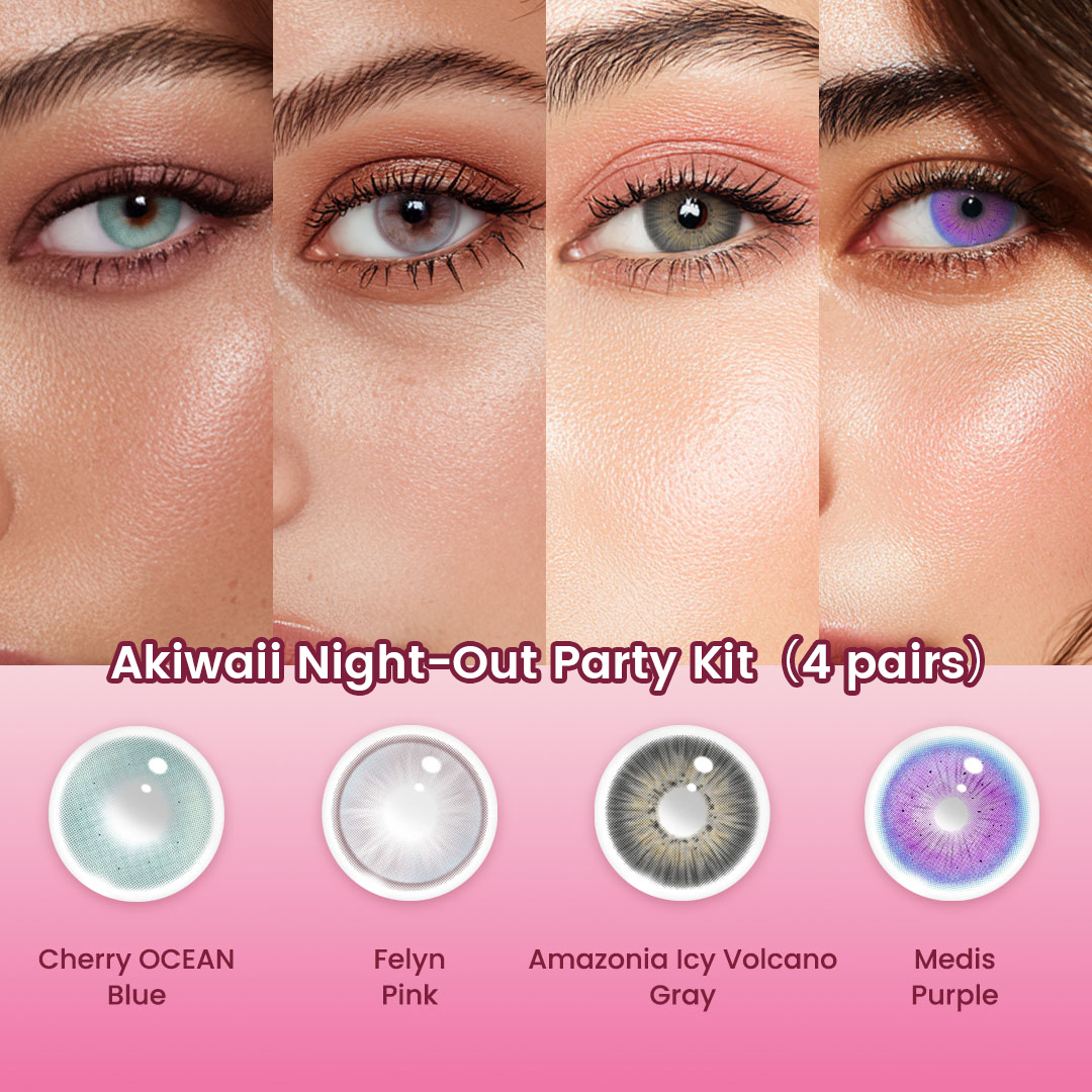 Akiwaii Night-Out Party Kit（4 pairs）