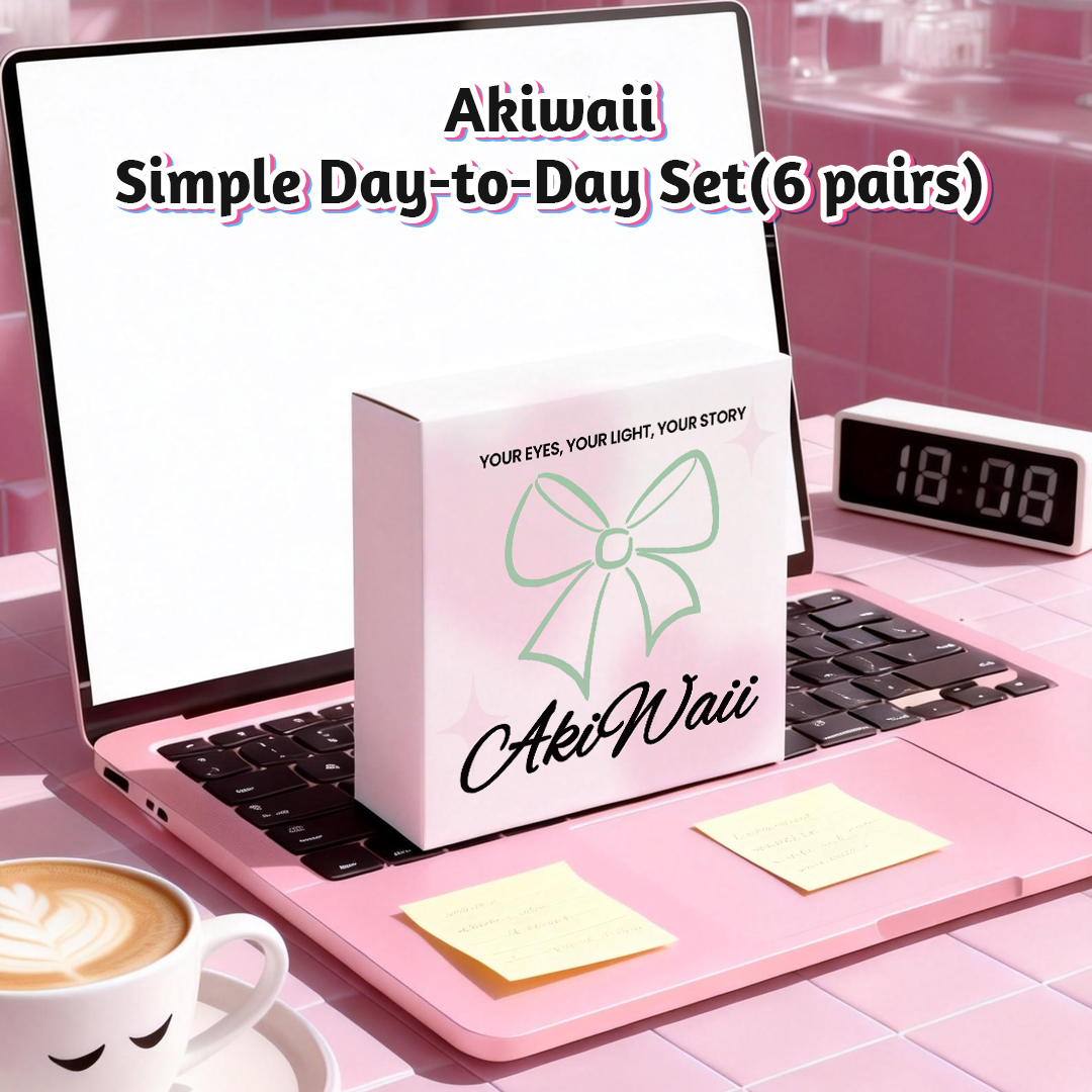 Akiwaii Simple Day-to-Day Set（6 pairs）