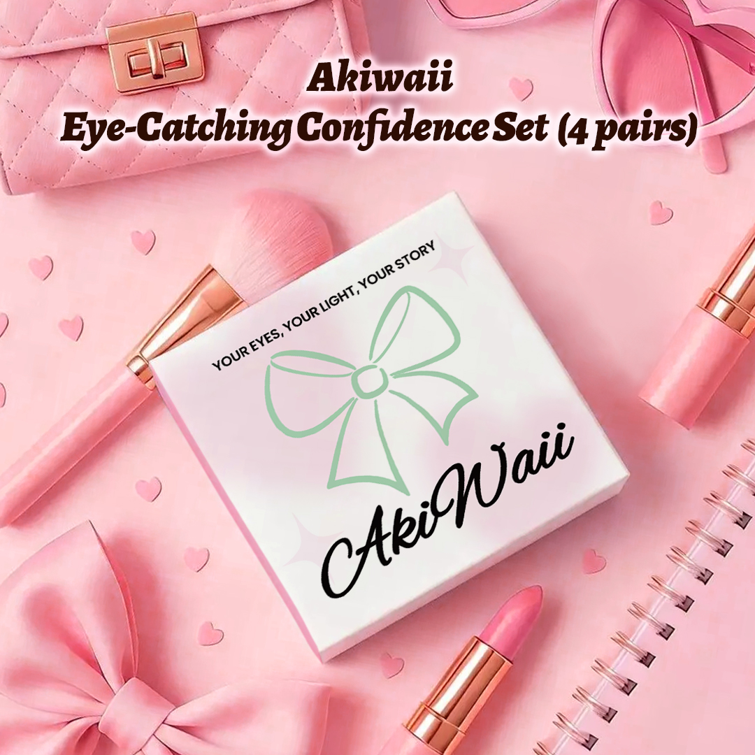 Akiwaii Eye-Catching Confidence Set（4 pairs）