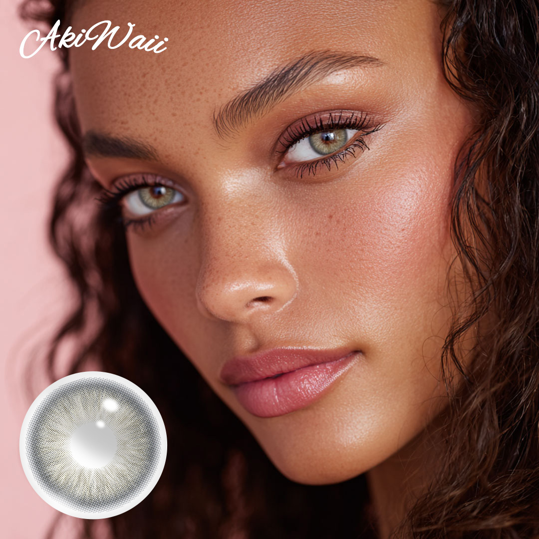 Akiwaii Darklord Grey – Premium Yearly Grey Contact Lenses