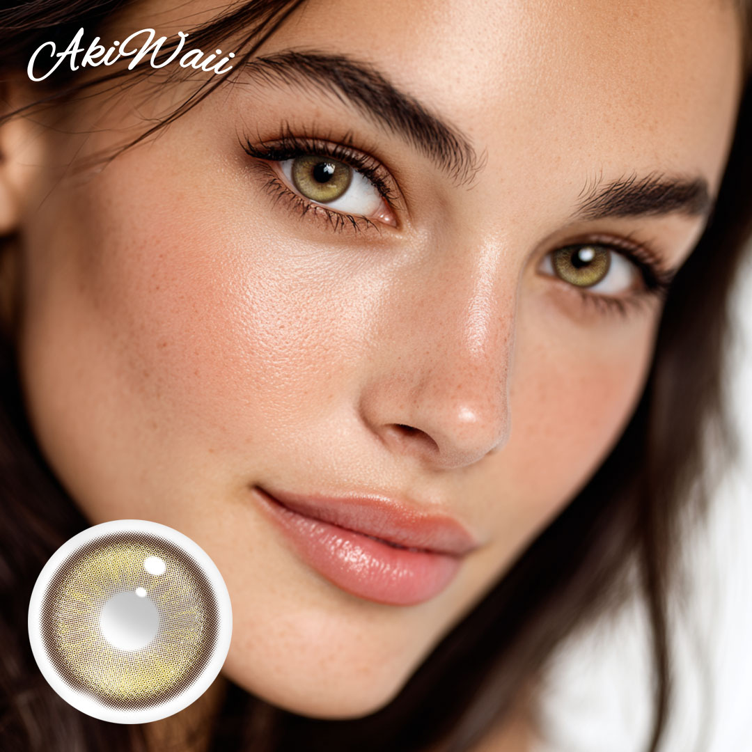 Akiwaii Honey Cat Brown Contact Lenses – 1 Year