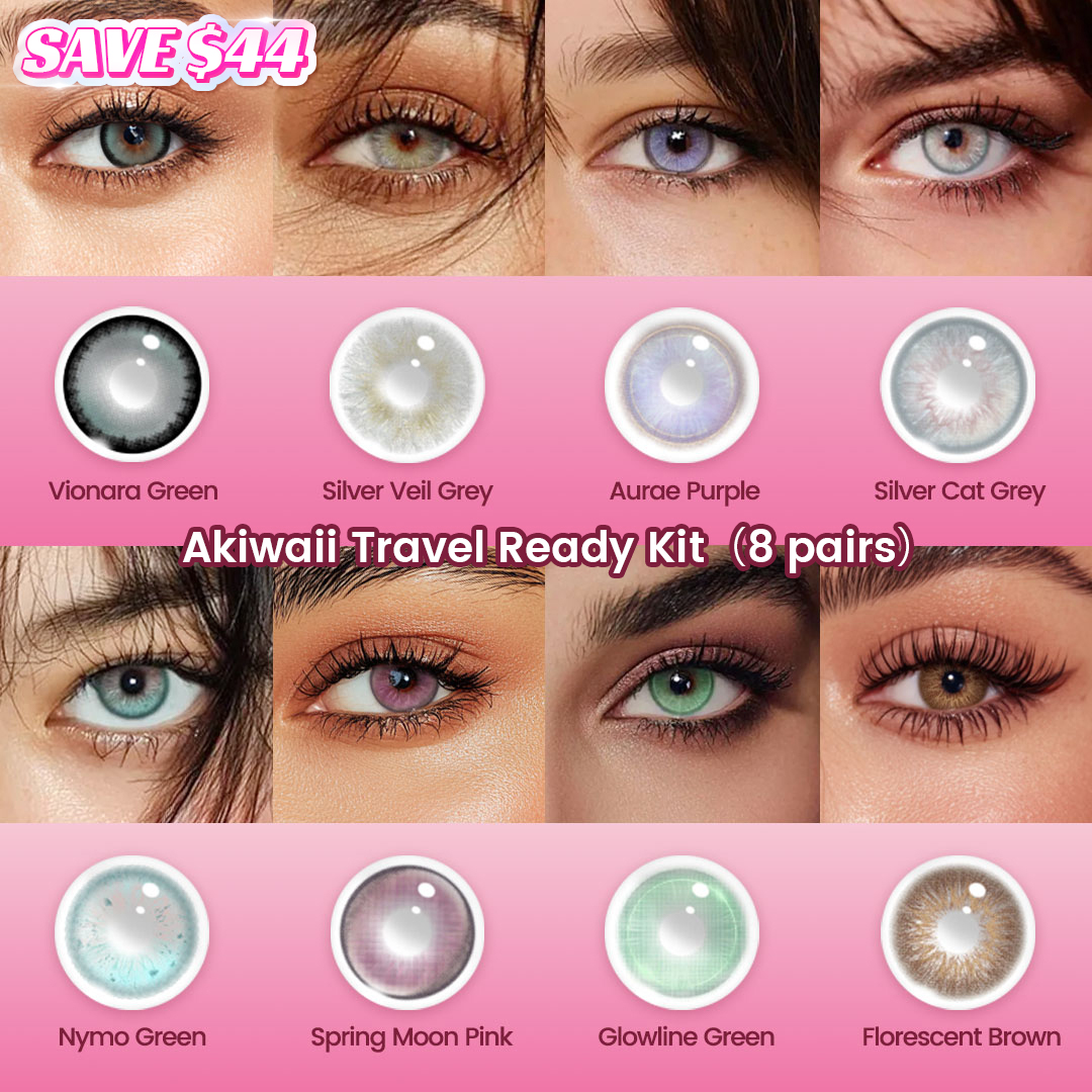 Akiwaii Travel Ready Kit（8 pairs）