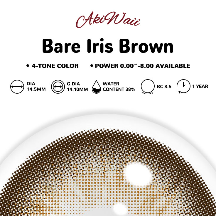 Akiwaii Bare Iris Brown [Yearly]