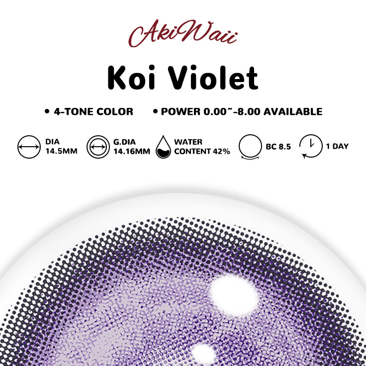 Akiwaii Koi Violet [Daily]-10pcs