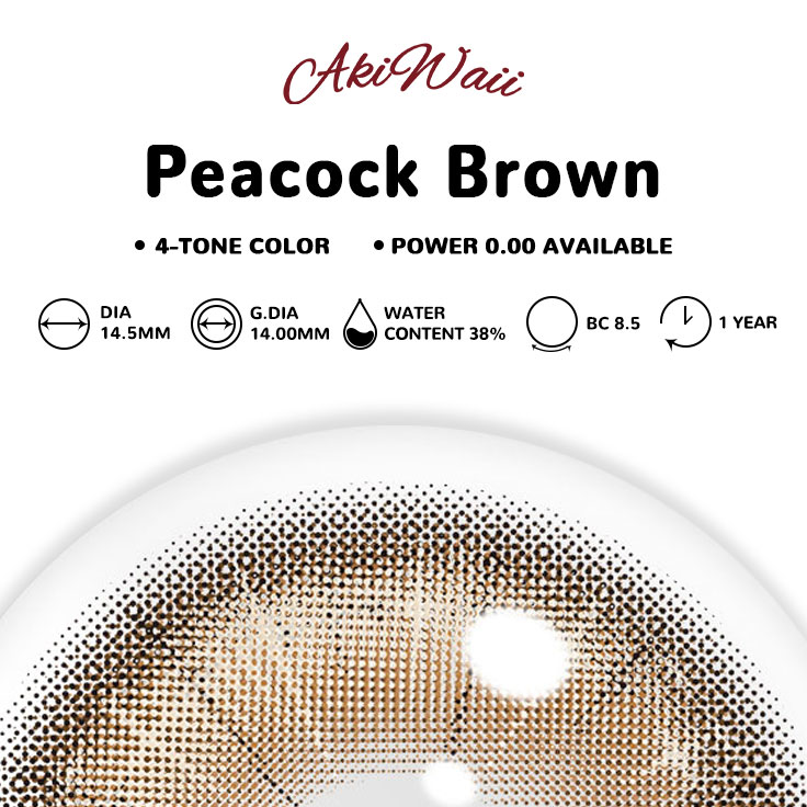Akiwaii Peacock Brown [Yearly]