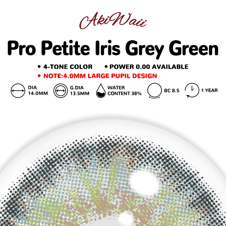 Akiwaii Pro Petite Iris Grey Green [Yearly]