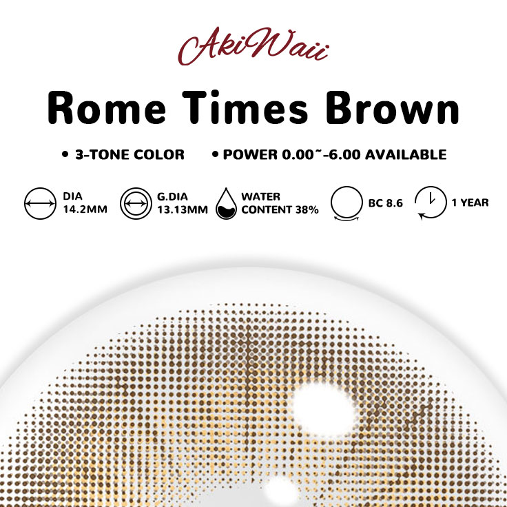 Akiwaii Rome Times Brown [Yearly]