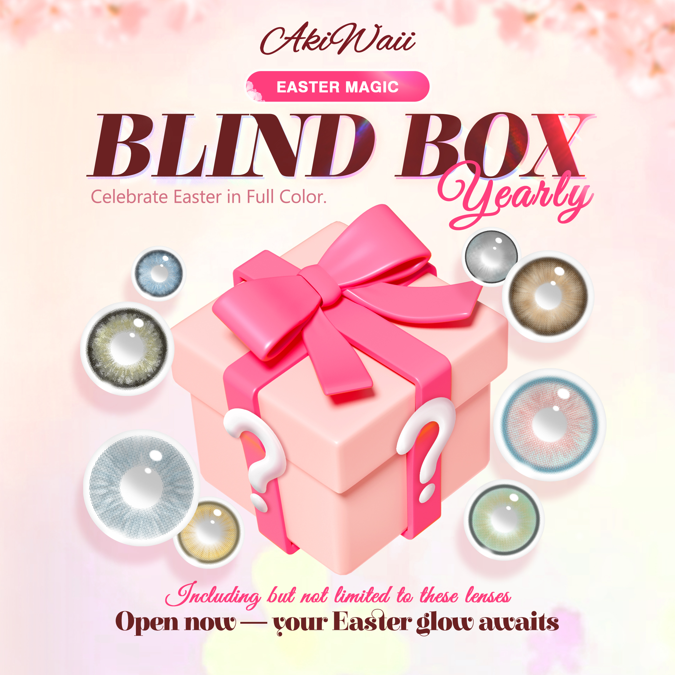 Akiwaii Easter Magic Blind Box | 8 Pairs, 1 Year