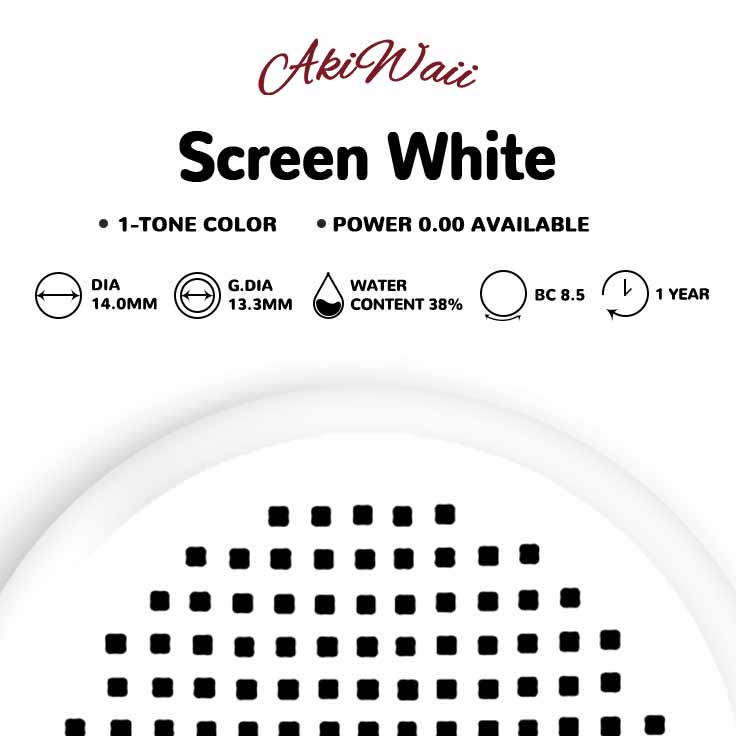 Akiwaii Screen White [Yearly]