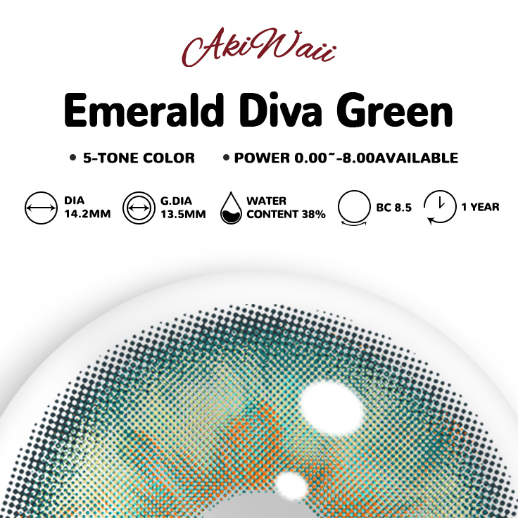 Akiwaii Emerald Diva Green [Yearly]