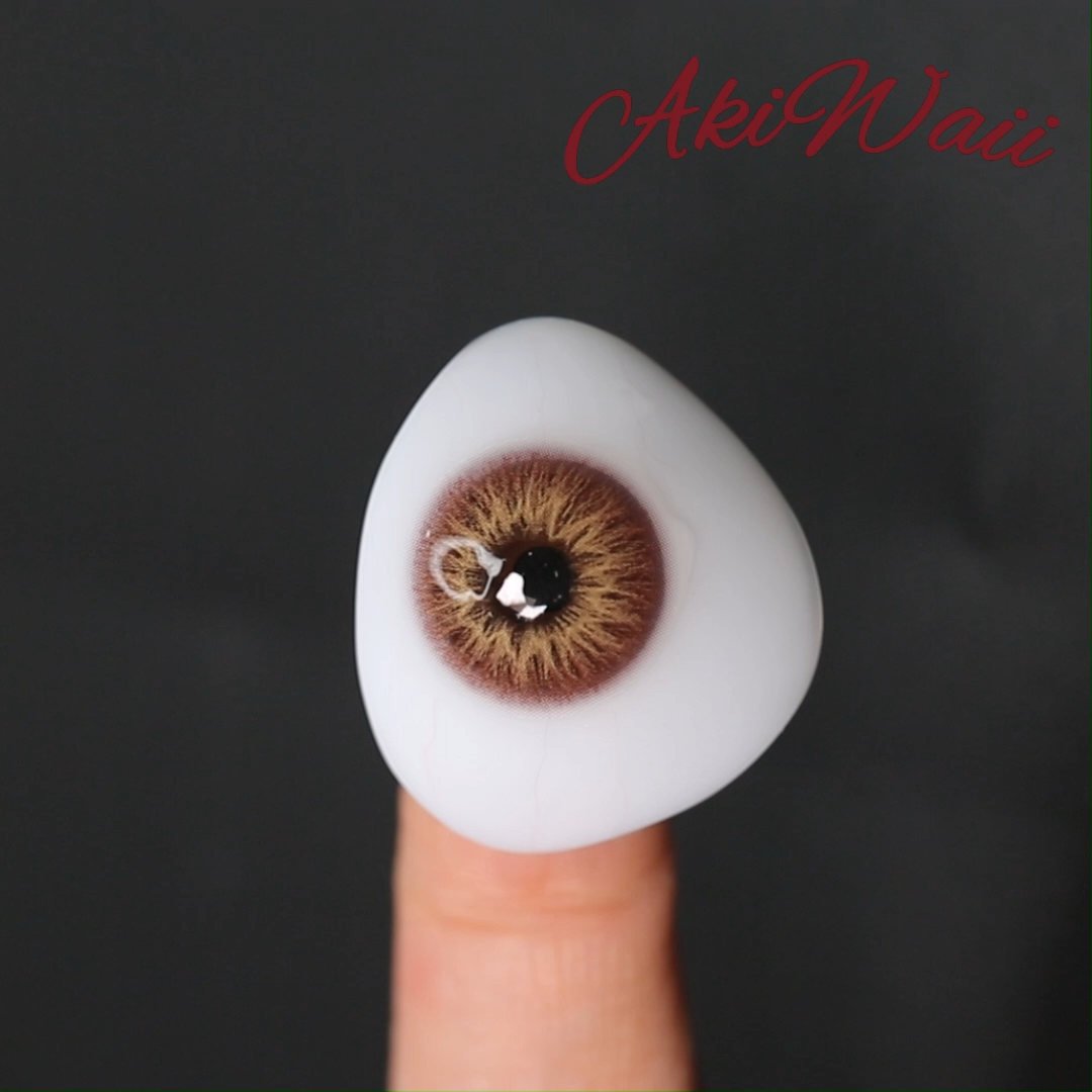 Akiwaii Florescent Brown Contact Lenses – 1 Year