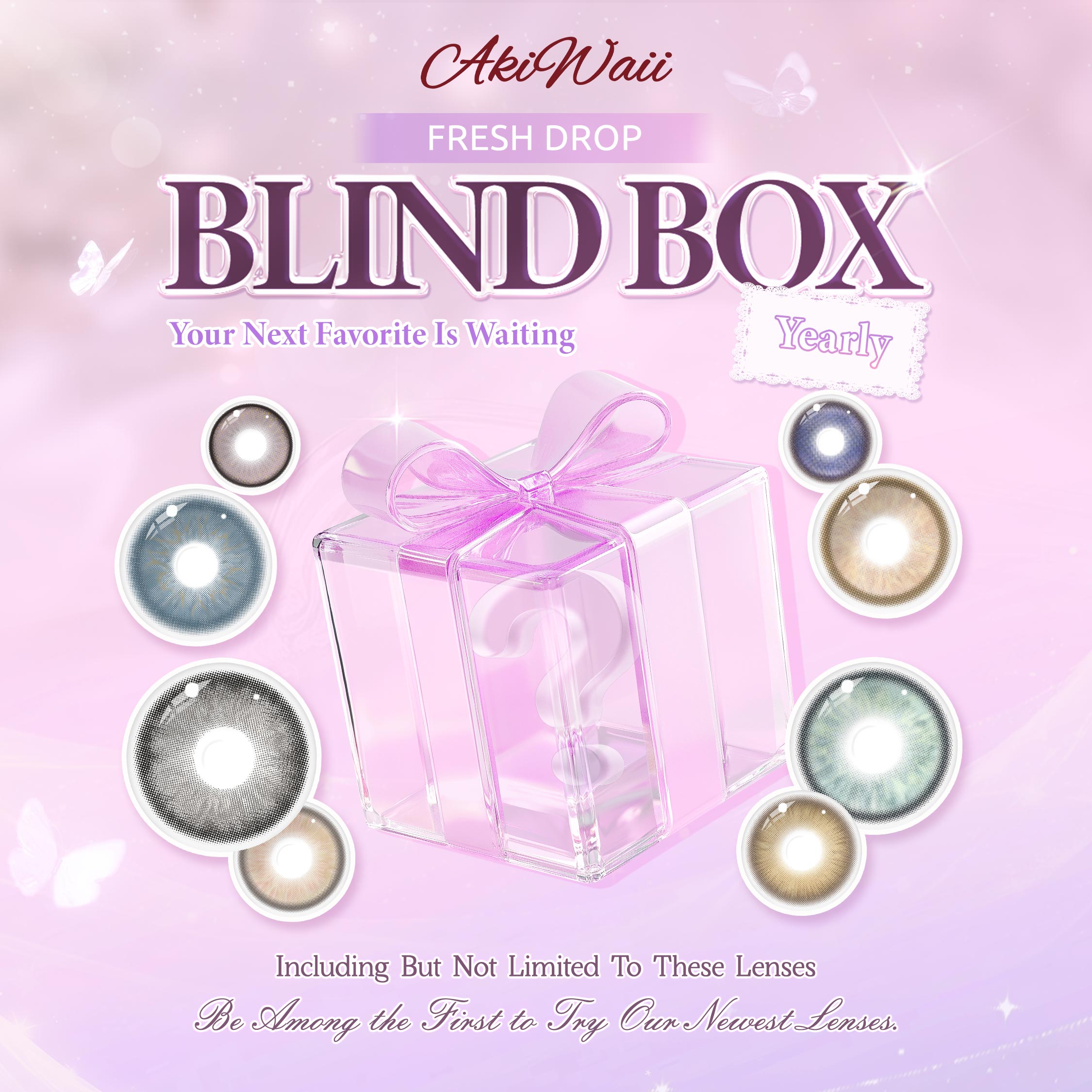 Akiwaii Fresh Drop Blind Box | 8 Pairs, 1 Year