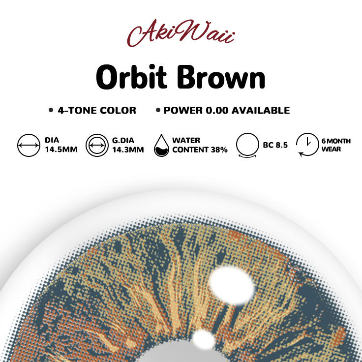 Akiwaii Orbit Brown[6-Month Wear]