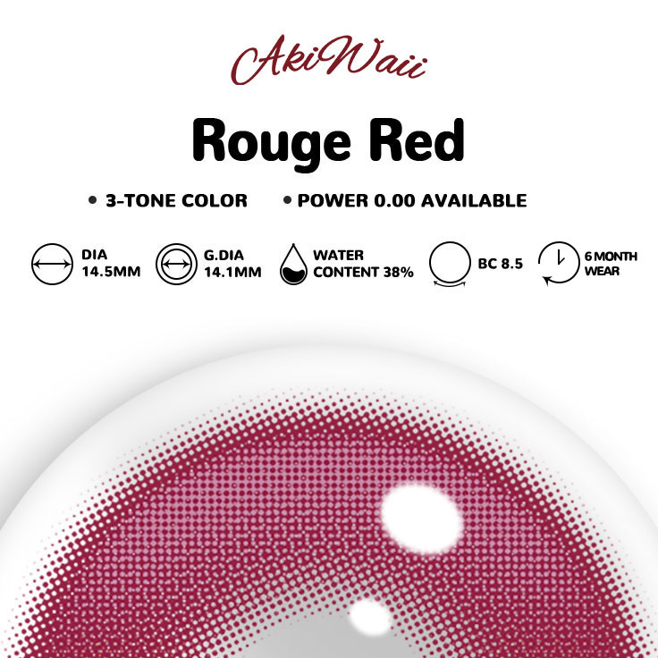 Akiwaii Rouge Red[6-Month Wear]