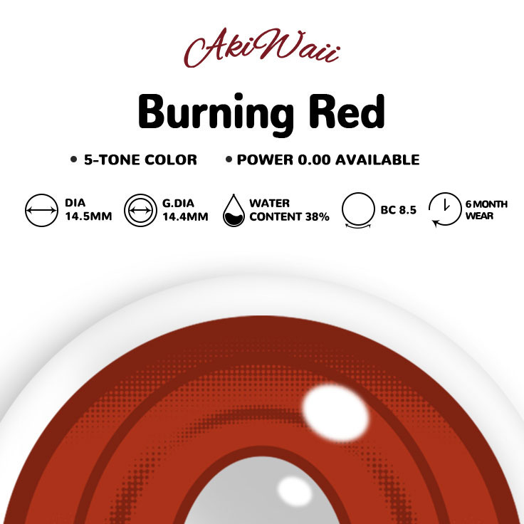 Akiwaii Burning Red [6-Month Wear]