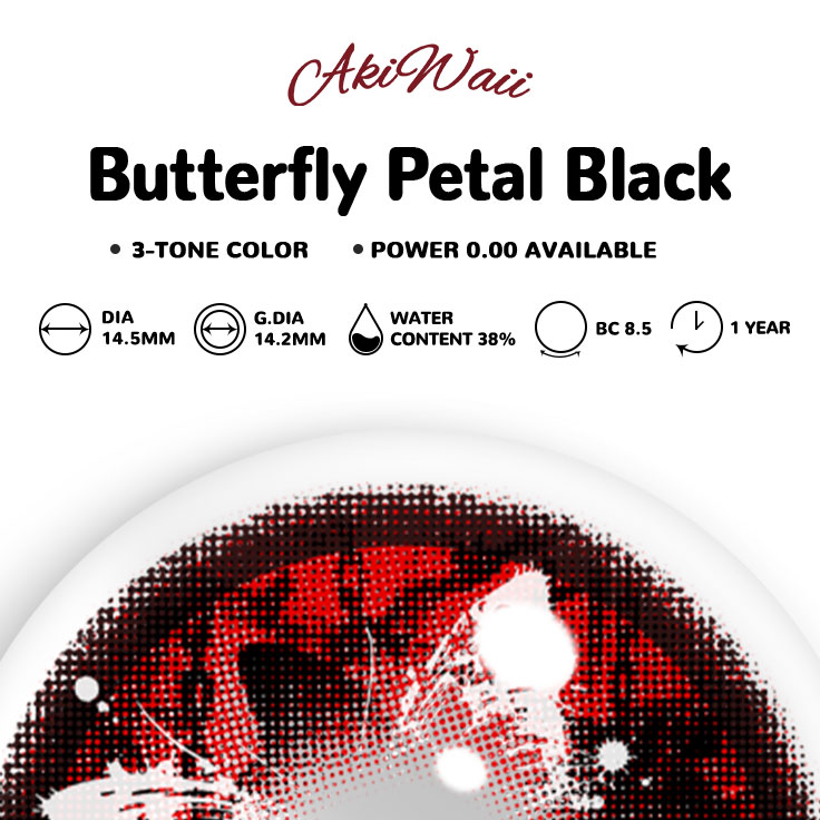 Akiwaii Butterfly Petal Black [Yearly]